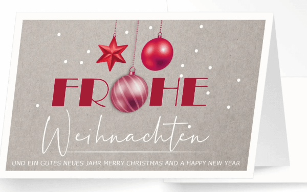 Karte "Schönes Fest"