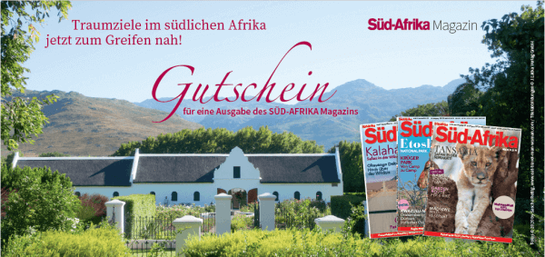Gutschein für ein Südafrika Magazin