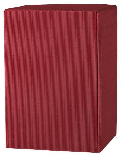 Päsentkartonage (offene Welle) für 6 Flaschen